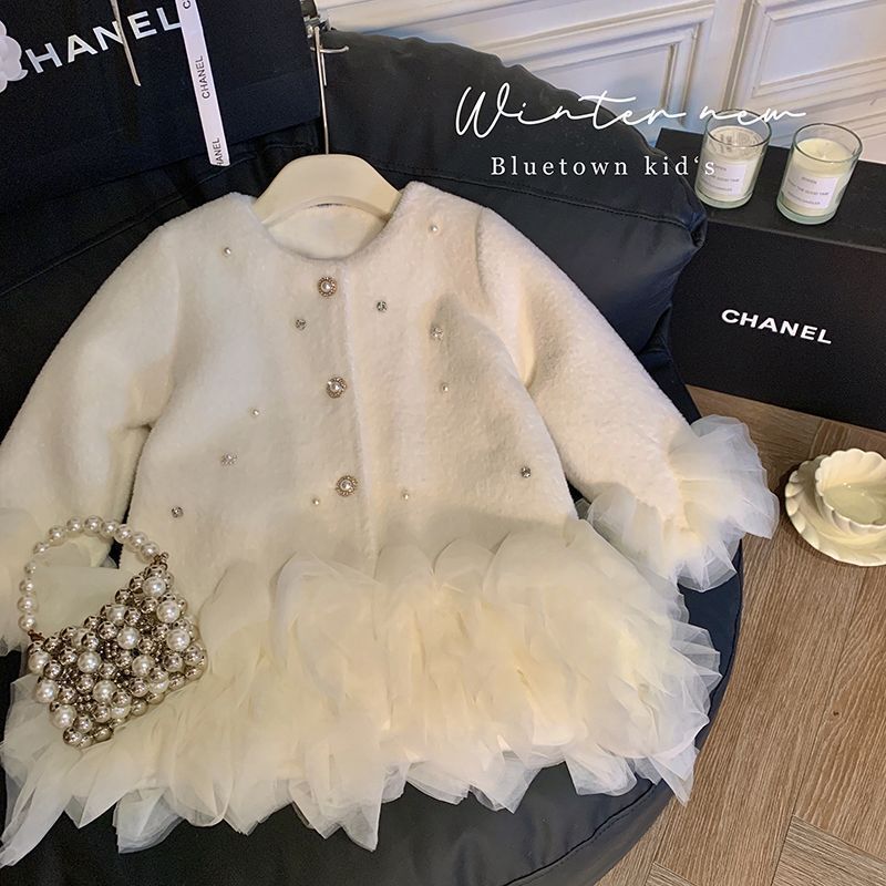 Baby Clothing Quilt - Manteau en maille de princesse en