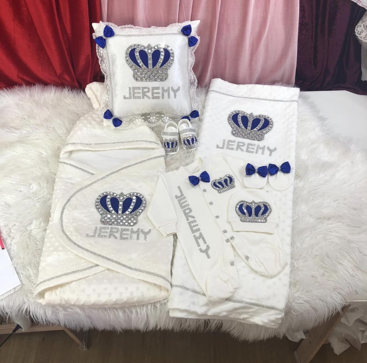 Baby Clothing Names - Barboteuse brodée personnalisée avec nom de