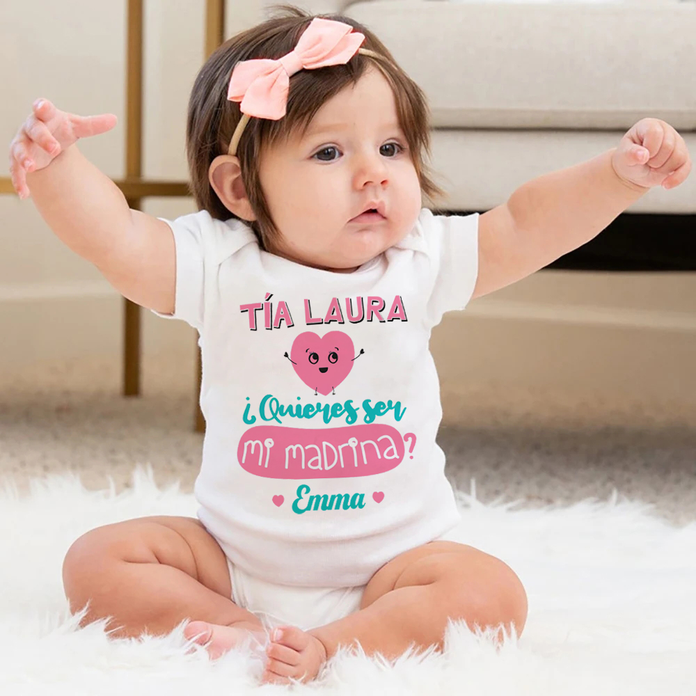 Baby Clothing Names - Tante vous voulez être ma marraine