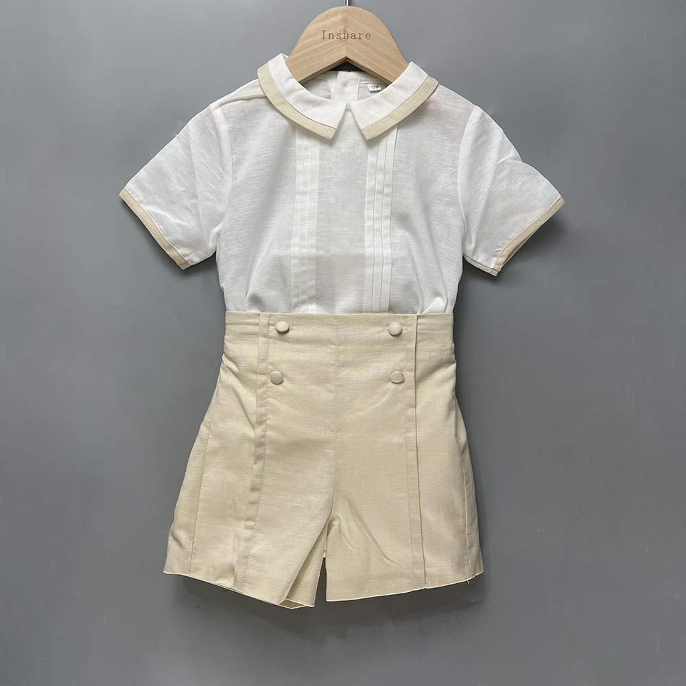 Baby Clothing Boutique - Ensemble en coton et lin pour