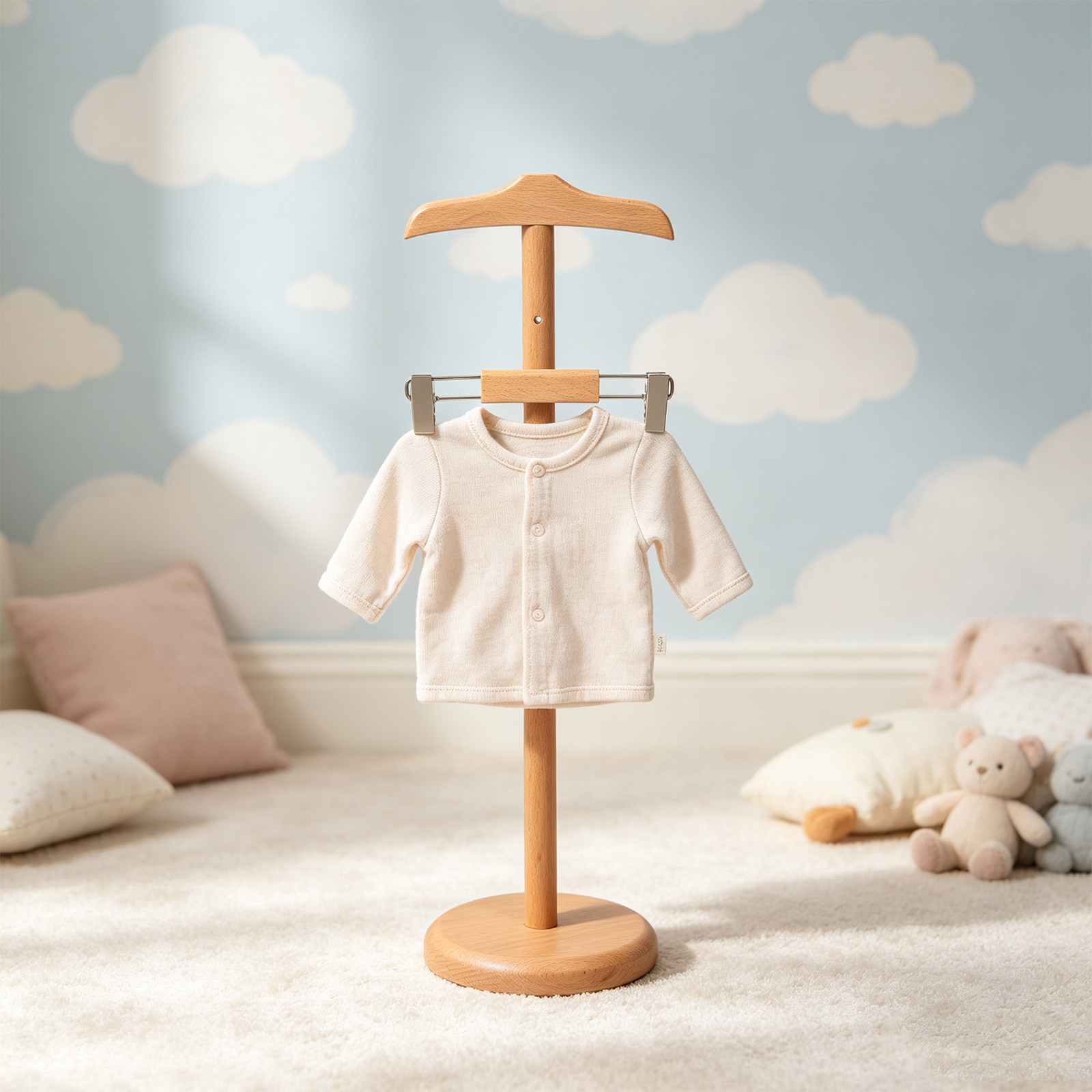 Baby Clothing Us - Présentoir à vêtements pour bébé réglable