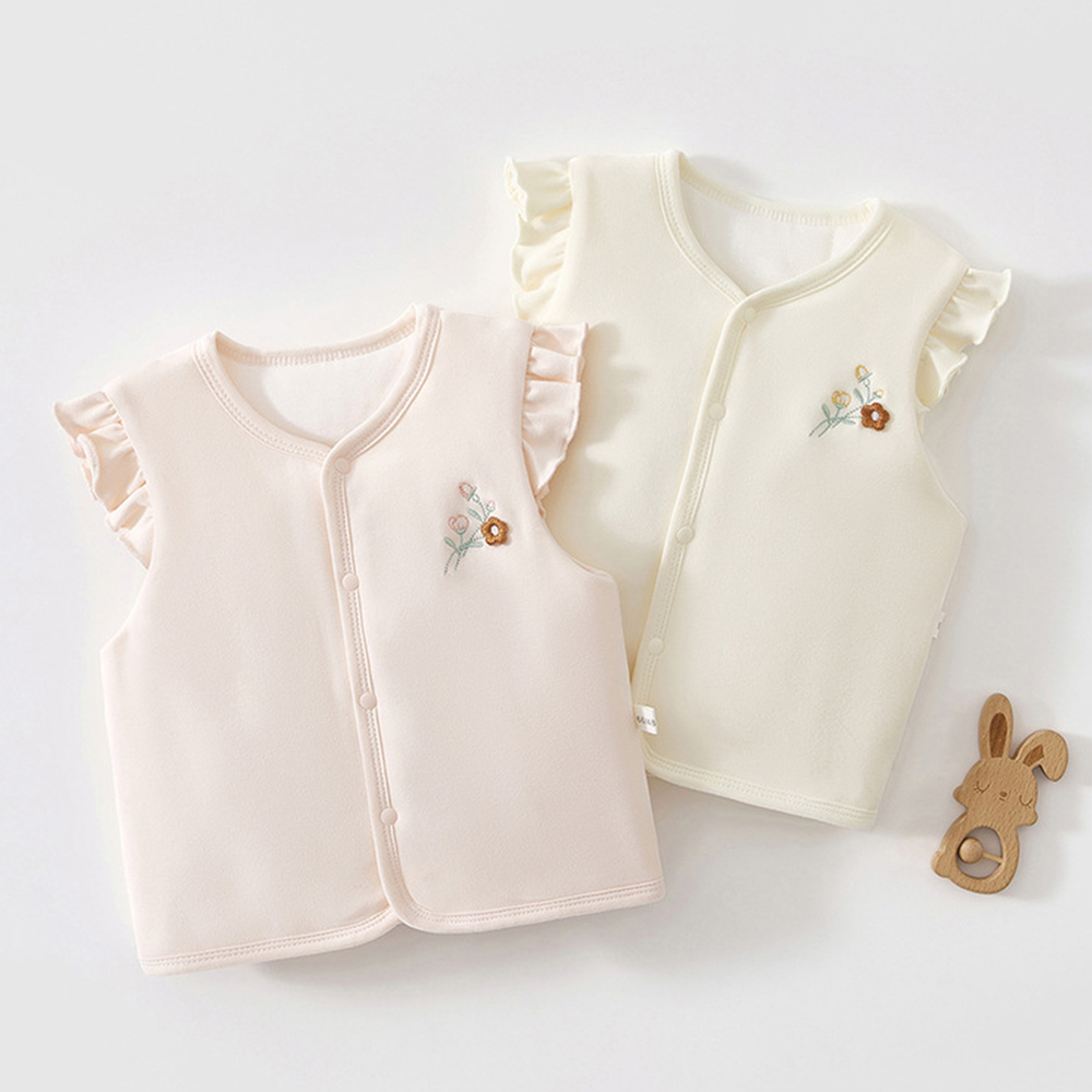 Baby Clothing Quilt - Bébé fille gilet matelassé chaud automne