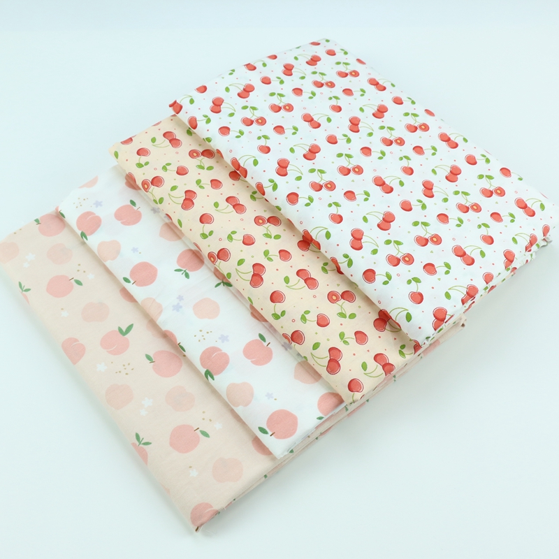 Tissu imprimé en coton pêche a - Baby Clothing Quilt avis et prix