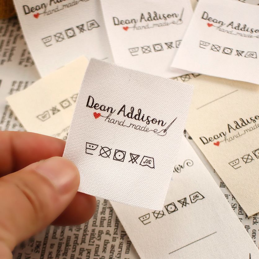 Étiquette en coton 40x50mm ave - Baby Clothing Labels avis et prix