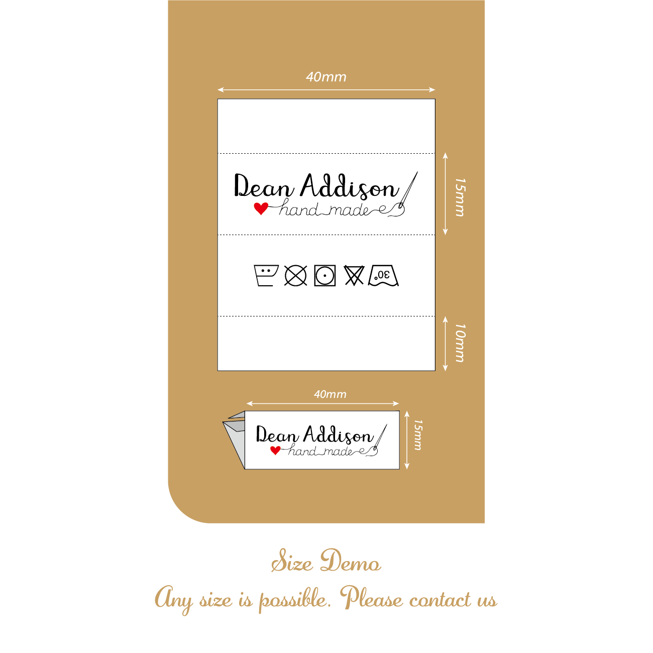 Étiquette en coton 40x50mm ave - Baby Clothing Labels avis et prix